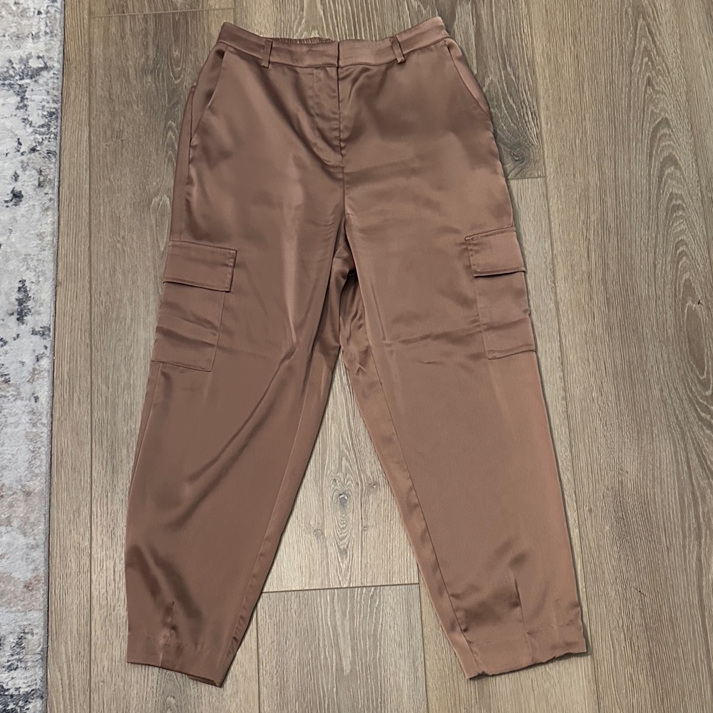Nicole Miller Tan Cargo Pants